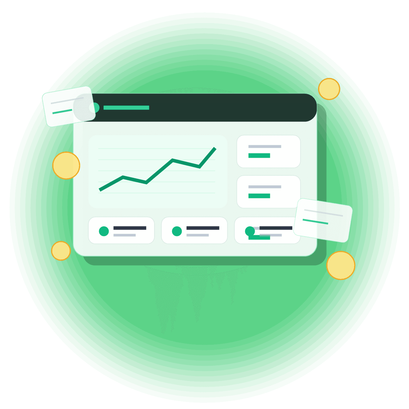 Dashboard financeiro FiadoPro